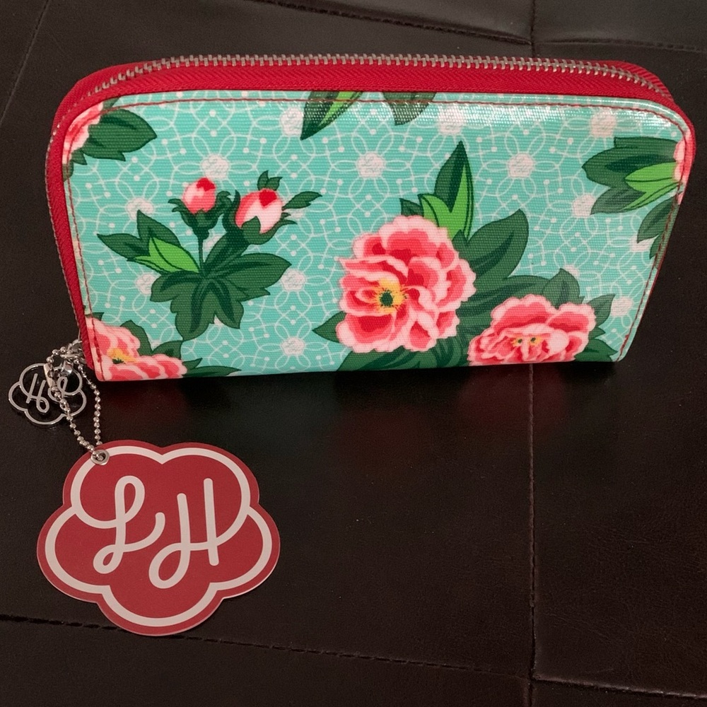 Clutch Zipper Floral Wallet